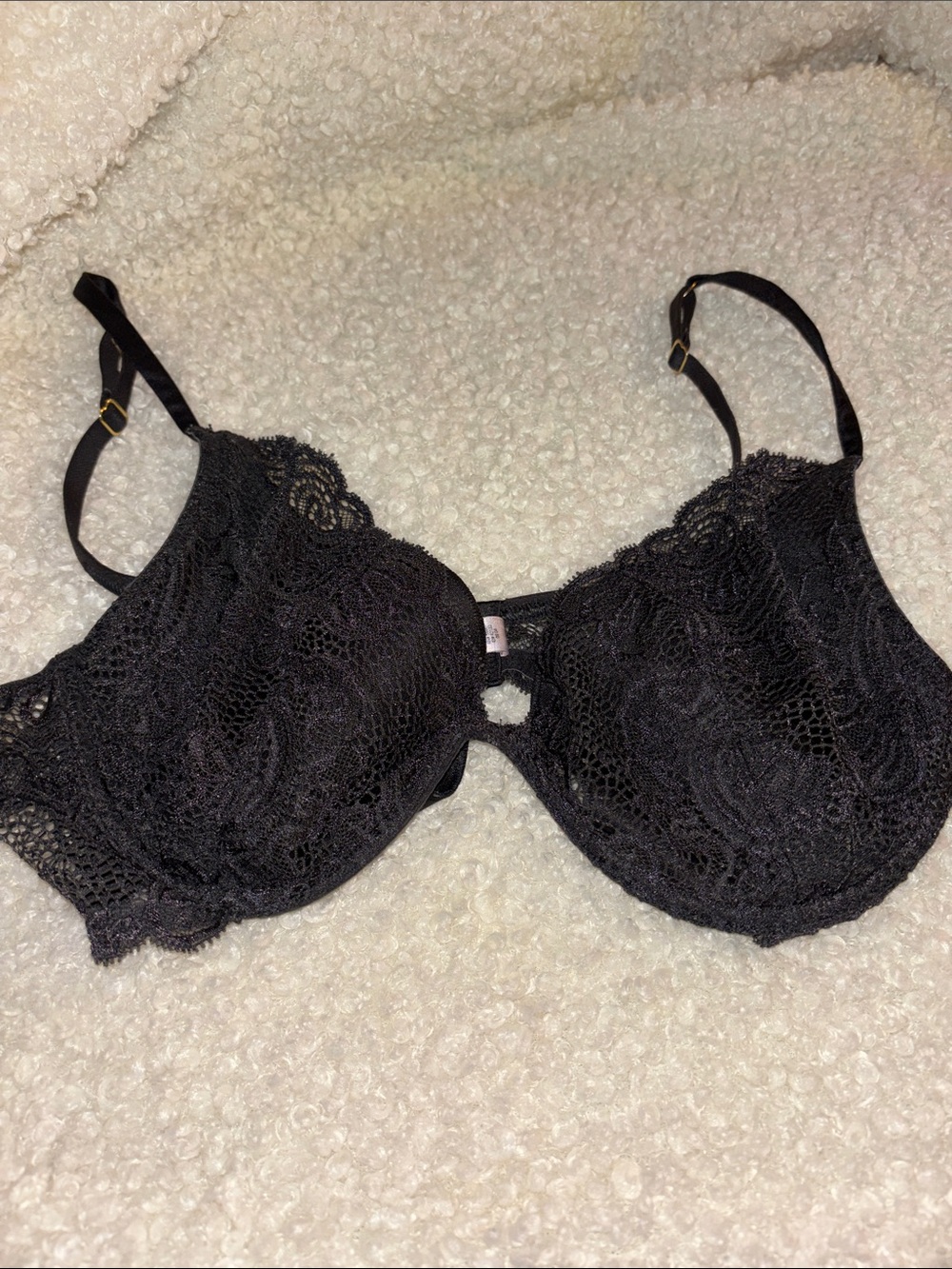 Victoria's Secret Black Lace Underwire Bra